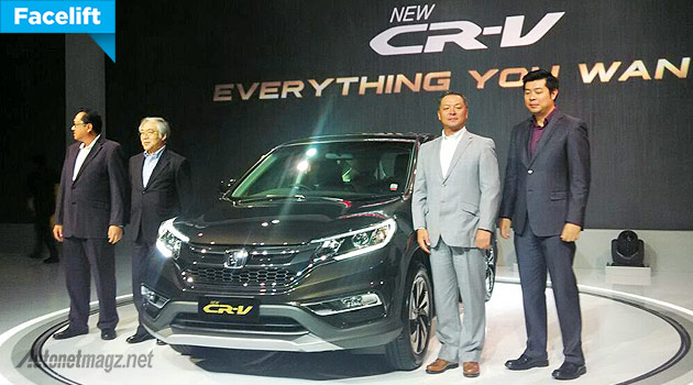 Honda, New Honda CR-V facelift 2015 versi Indonesia: Harga Honda CR-V Facelift Tembus 477,5 Juta Rupiah!