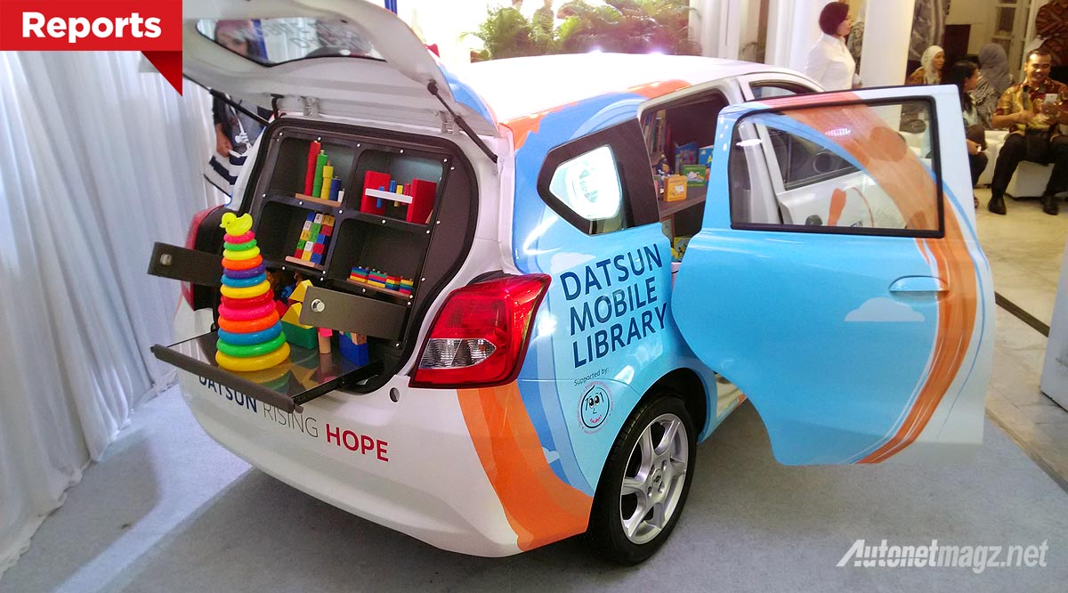 Datsun, Perpustakaan keliling dari Datsun Indonesia: Datsun GO+ Panca Disulap Jadi Perpustakaan Keliling Agar Anak Indonesia Gemar Membaca