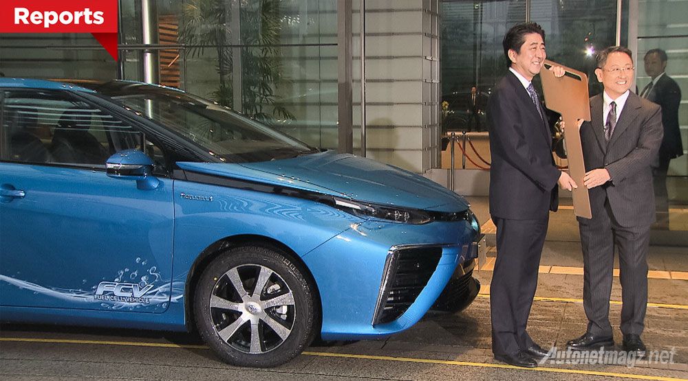 Berita, pengiriman-pertama-toyota-mirai: Pemesan Pertama Toyota Mirai Ternyata Perdana Menteri Jepang