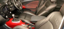 New Nissan Juke interior merah dengan jok kulit