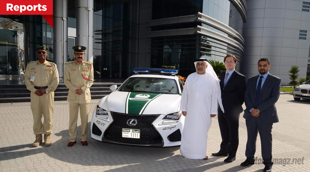 Berita, Lexus-RC-F-Polisi: Lexus RC F Resmi Jadi Armada Kepolisian Dubai