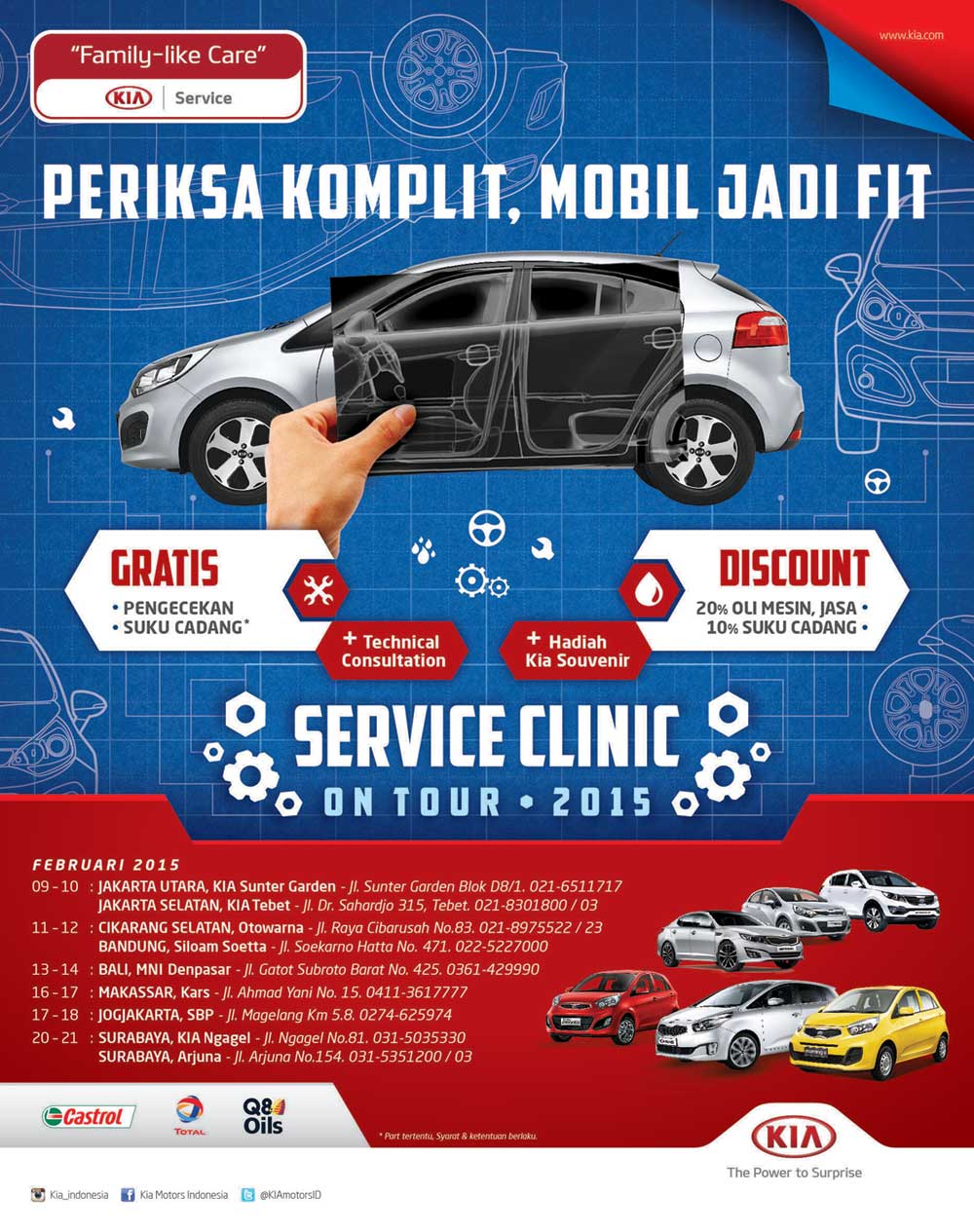 Berita, Service mobil KIA alamat bengkel resmi KIA: Program KIA Service Clinic on Tour Siap Keliling Indonesia Layani Konsumen