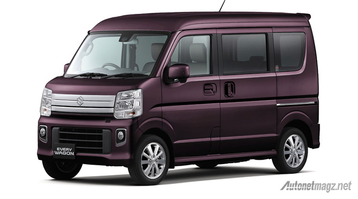 Berita, Suzuki-Every-Wagon-Ungu: Ini Dia Suzuki Every 2015 yang Baru Diluncurkan di Jepang