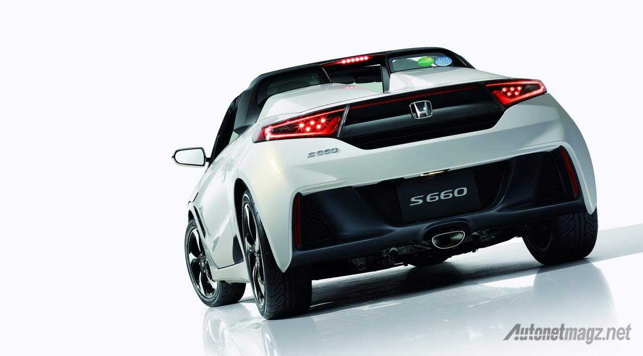 Berita, Honda-S660-belakang: Honda S660 Sudah Mulai Dijual Seharga 214 Jutaan di Jepang
