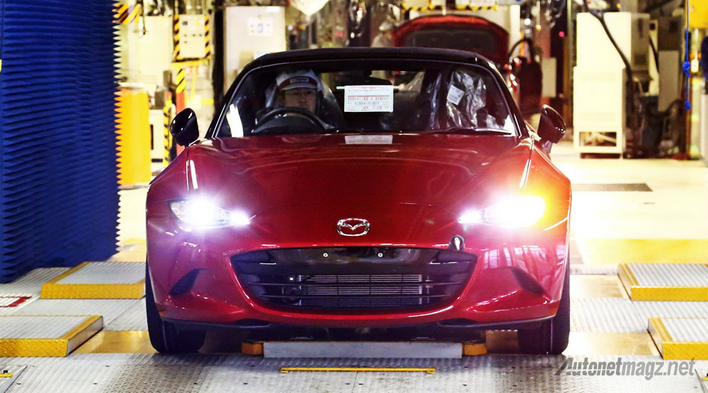 Berita, produksi-mazda-mx-5: Mazda MX-5 SkyActiv Resmi Produksi, Pertengahan Tahun Ini Mulai Dijual!