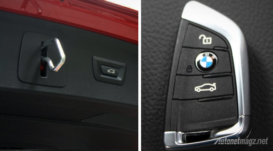 Berita, tombol-bagasi-elektrik-BMW-218i-Active-Tourer: First Impression Review BMW 2 Series Active Tourer oleh AutonetMagz