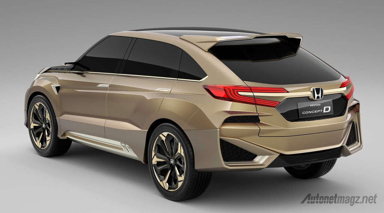 Berita, Honda-Concept-D-Belakang: Honda D Concept, Ini Bukanlah Versi SUV dari Honda Mobilio