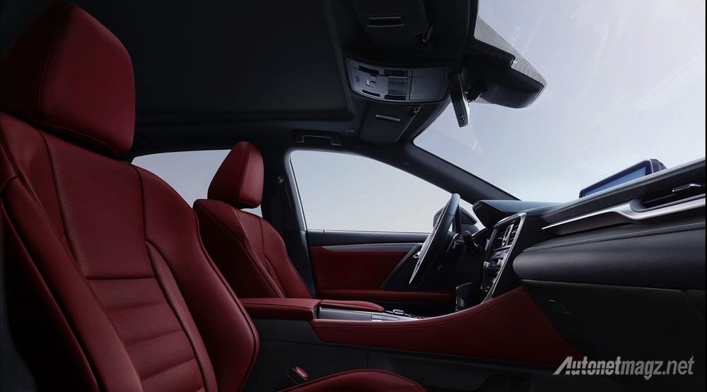 Berita, Interior-Lexus-RX-350-f-sport: Lexus RX 2016 Baru Makin Ganteng dan Agresif!