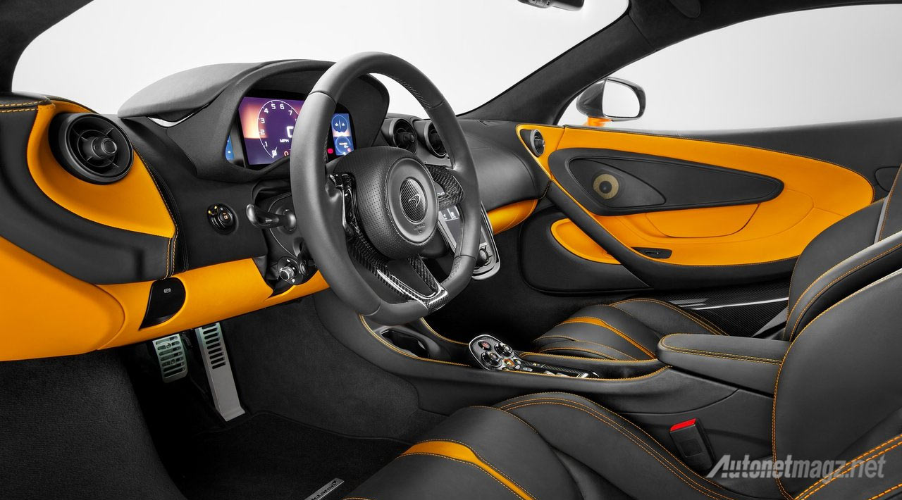 Berita, interior-McLaren-570S: McLaren 570S Coupe Sekarang Sudah Dijual Seharga 2,7 Miliar