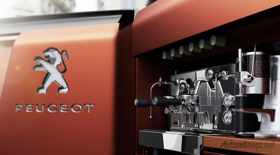 Berita, mesin-pembuat-kopi-Peugeot-Foodtruck-concept: Peugeot Buat Food Truck Konsep untuk Gambaran Restoran Keliling Masa Depan
