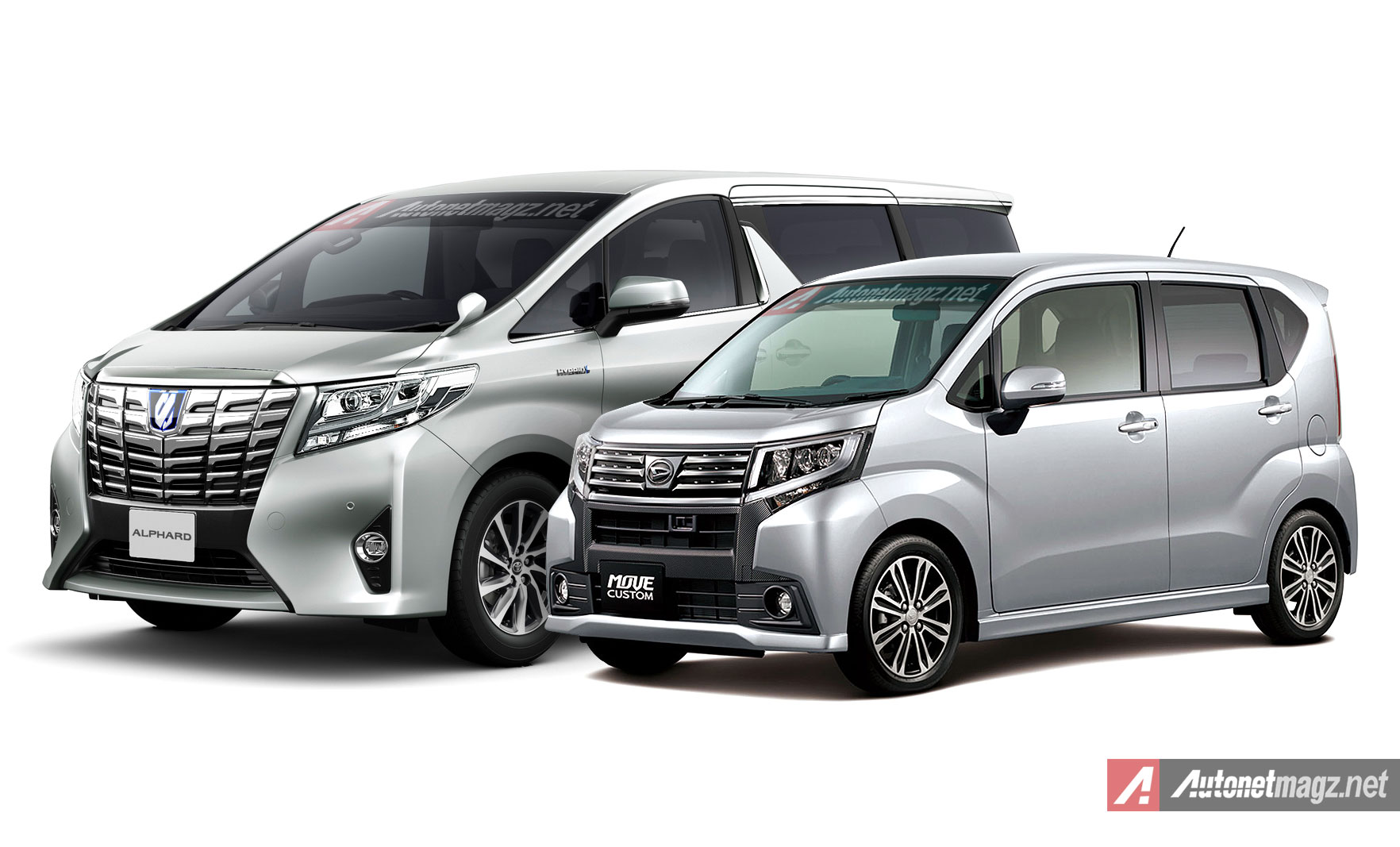 Daihatsu, Daihatsu Move mirip dengan wajah Toyota Alphard baru: Daihatsu Move Custom 2015 Wajahnya Mirip Alphard Mini
