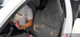 Posisi duduk mengemudi di kursi depan Datsun GO Panca hatchback