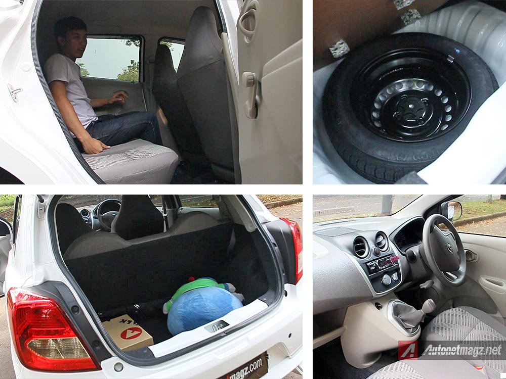 Datsun, Ruang kabin belakang dan kapasitas bagasi Datsun GO hatchback LCGC: Review Datsun GO Panca Hatchback Indonesia with Video