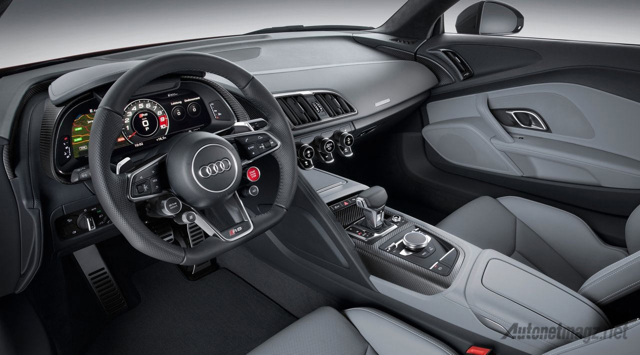 Audi, interior-audi-r8: Audi R8 Terbaru Sudah Bisa Dipesan, Harga Mulai 2,4 M