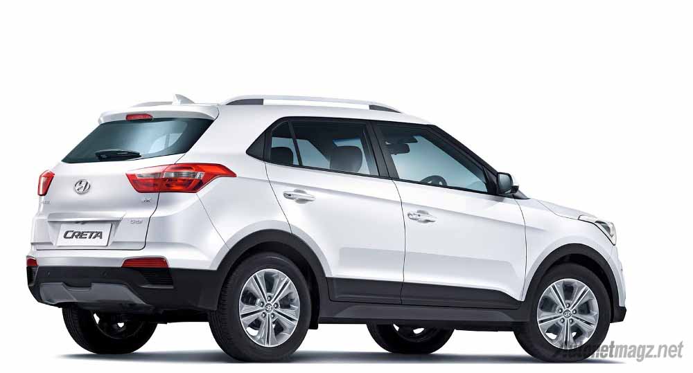 Berita, Hyundai-Creta-back-belakang: Hyundai Creta Compact Crossover Memulai Debutnya Di India