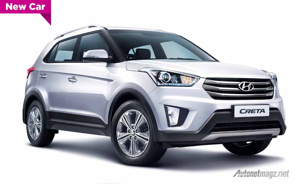 Berita, Hyundai-Creta-tampilan-depan-cover: Hyundai Creta Compact Crossover Memulai Debutnya Di India
