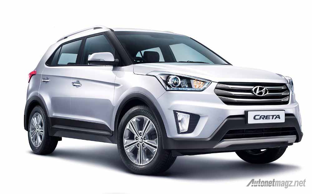 Berita, Hyundai-Creta-tampilan-depan: Hyundai Creta Compact Crossover Memulai Debutnya Di India