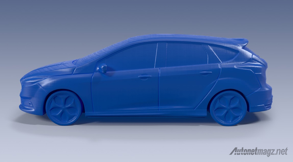 Berita, ford-focus-st-3d: Ford Tawarkan File Mobilnya untuk Dicetak Memakai Printer 3D oleh Konsumen