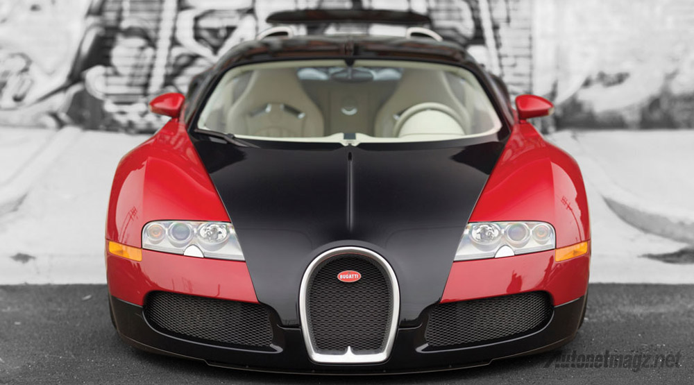 Berita, bugatti-veyron-001-red: Bugatti Veyron Unit Pertama Masuki Meja Lelang, Siap Untuk Menawar?