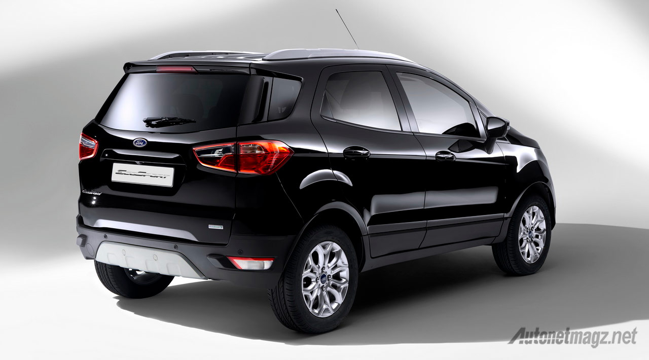 Berita, ford-ecosport-facelift-black-rear: Ford EcoSport Facelift Diubah Lagi, Fokus Pada Peningkatan Kualitas Peredaman