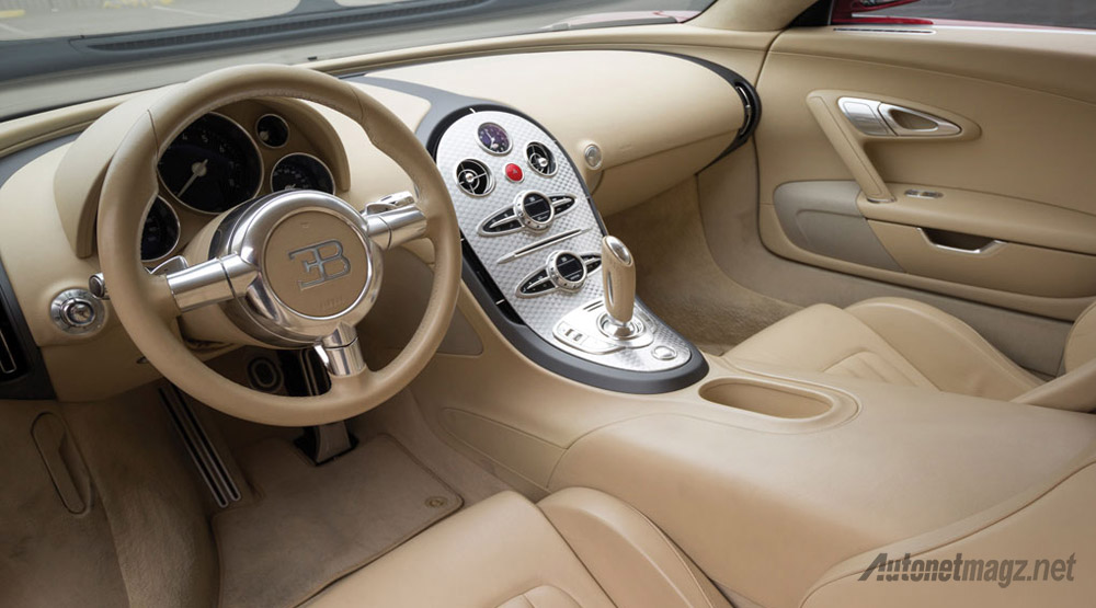Berita, interior-bugatti-veyron-001: Bugatti Veyron Unit Pertama Masuki Meja Lelang, Siap Untuk Menawar?