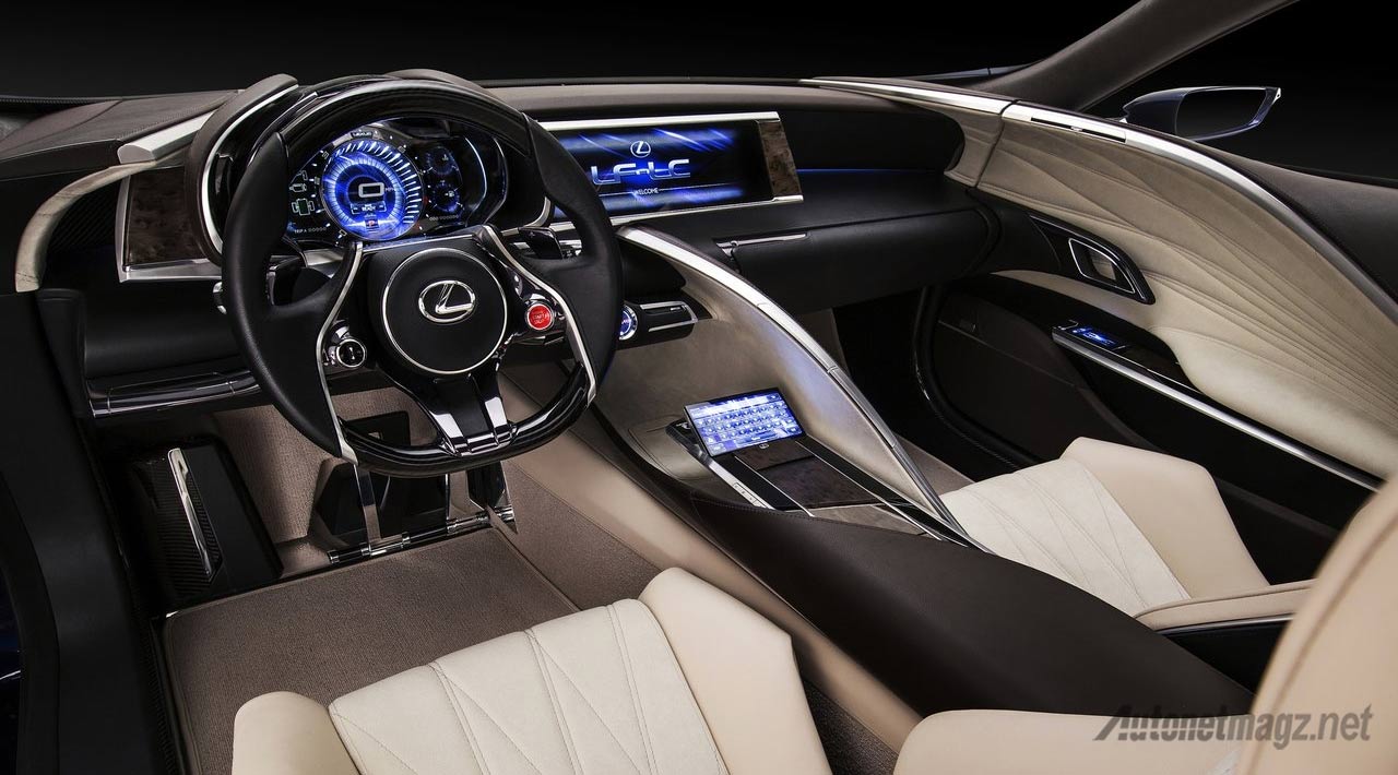 Berita, interior-lexus-lf-lc: Lexus LF-LC Segera Masuk Jalur Produksi, Harapan Baru Lexus di Kelas Supercar?