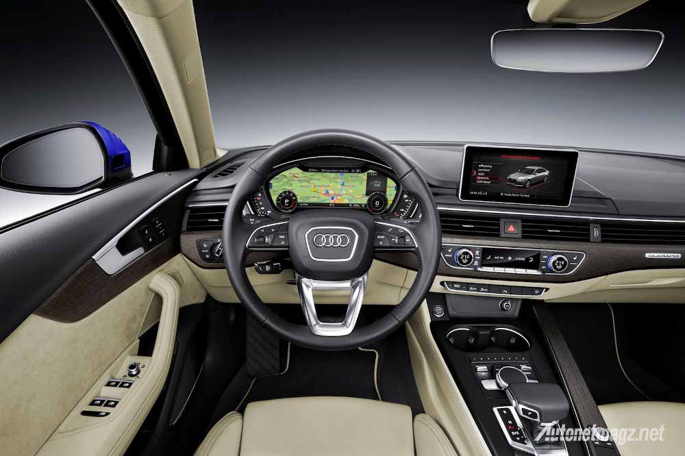 Audi, new-audi-a4-2015-instrument-cluster: Audi A4 2015 Semakin Matang Dari Segi Teknologi Dan Efisiensi