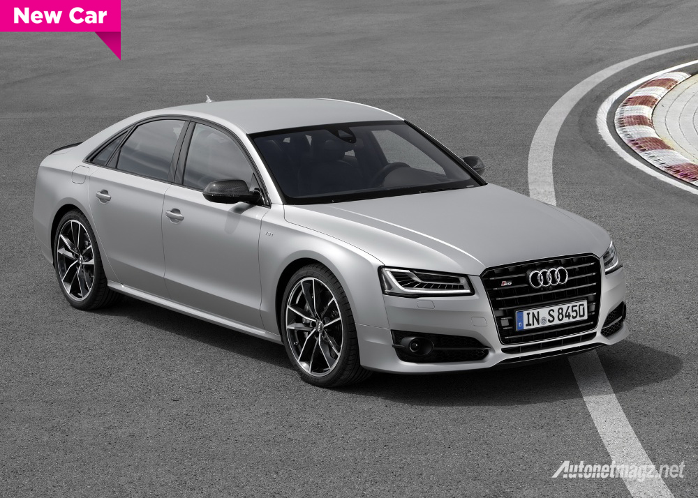 Audi, audi-s8-plus-2015-samping: New Audi S8 Plus, Mobil Eksklusif Audi Bertenaga 608 hp, Topspeed 305 km/jam