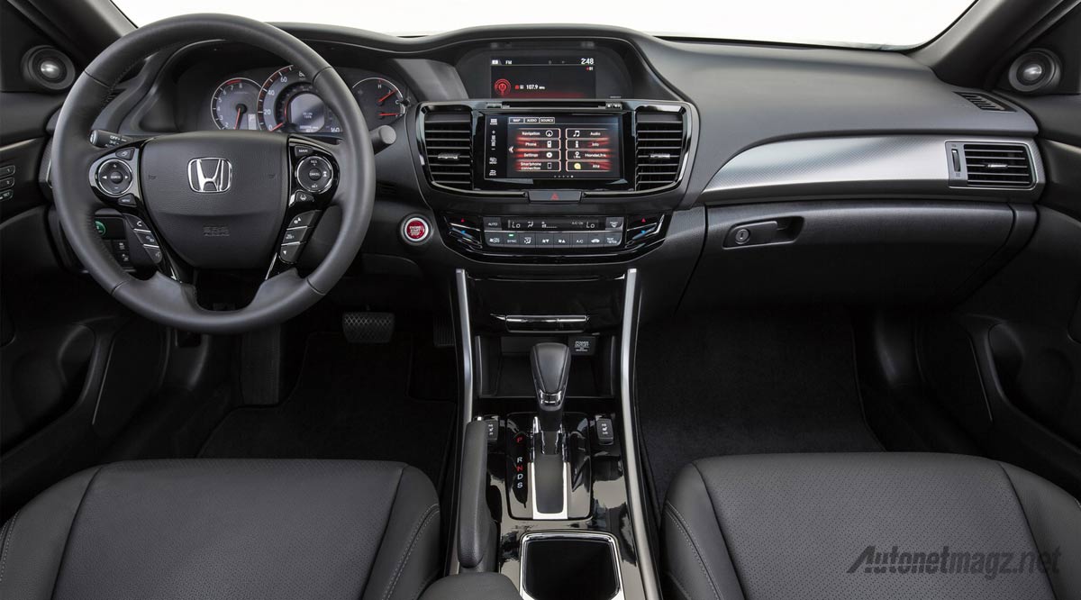 Berita, interior-honda-accord-coupe: Honda Accord Coupe Facelift 2016 Ikut Tampil, Tidak Kalah Ganteng Dibanding Accord Sedan