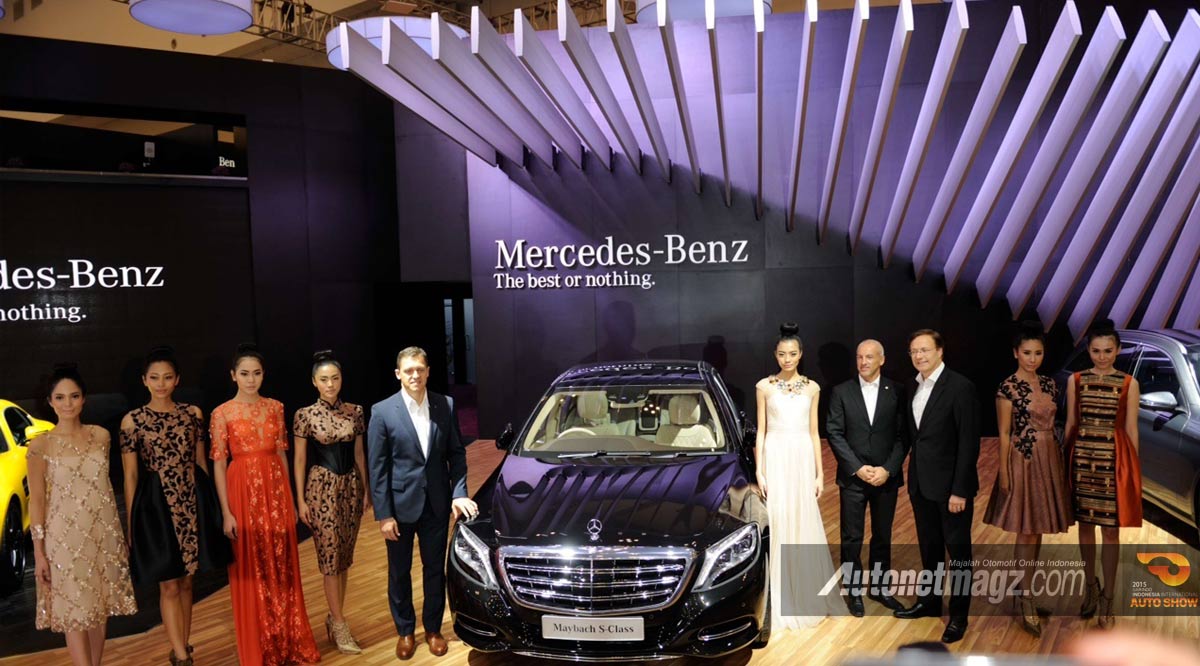 Berita, mercedes-maybach-s-class: Serius di Gaikindo IIAS 2015, Mercedes Benz Perkenalkan 4 Model Baru Sekaligus