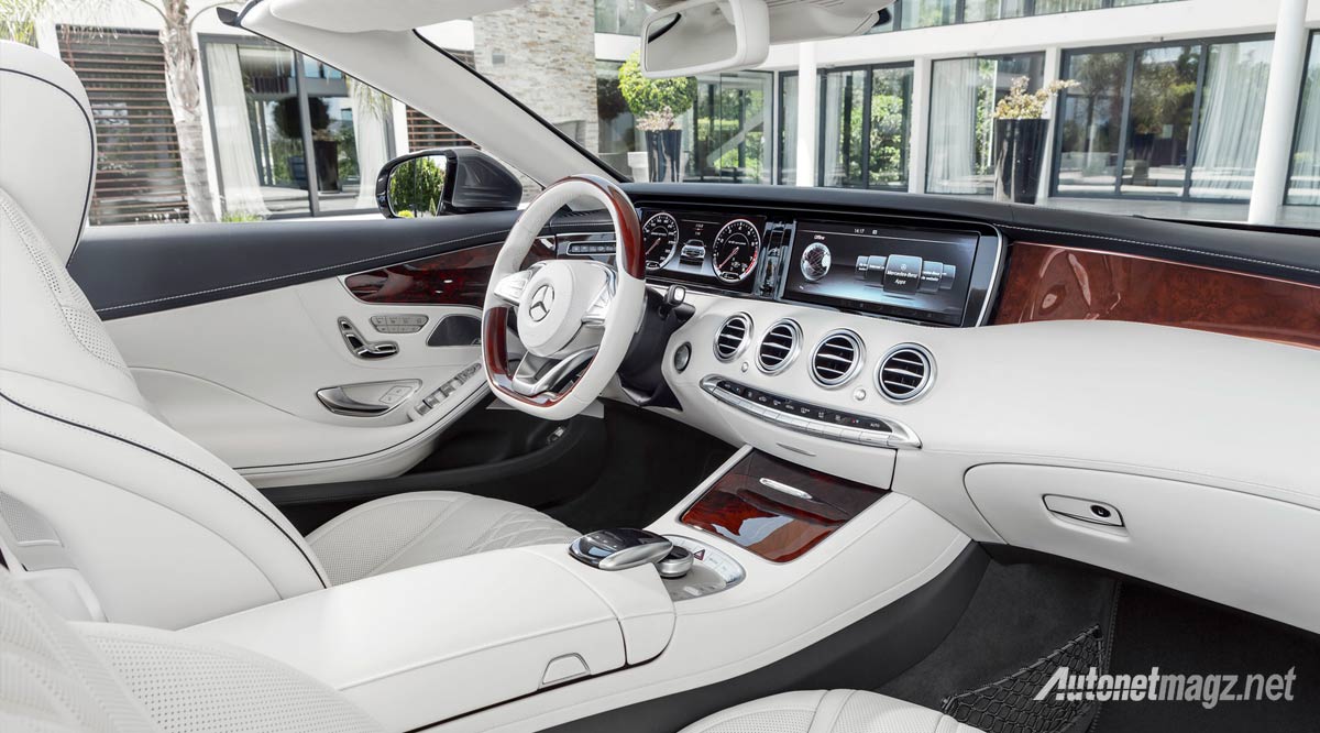 Berita, interior-mercedes-benz-s-class-cabriolet-putih: Mercedes Benz S Class Cabriolet Akhirnya Dirilis : Top Down, Level Up