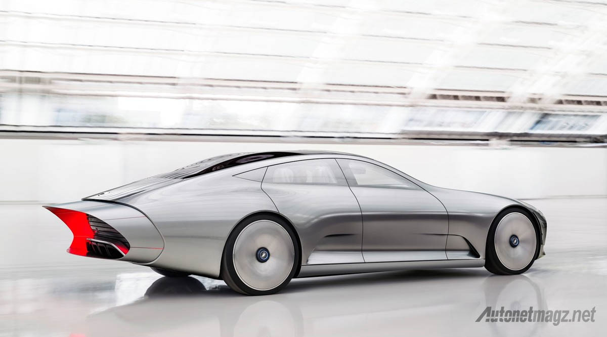 Berita, mercedes benz iaa concept side: Mercedes Benz IAA Concept Tunjukkan Mobil Pintar yang Bisa Berubah Bentuk Tergantung Kecepatan