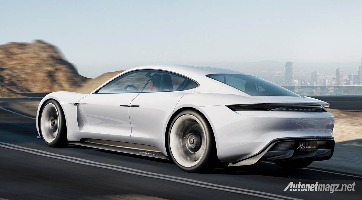 Berita, porsche mission e wallpaper: Porsche Mission E Concept Incar Tesla Dengan Serangan Tenaga 600 HP dan Jarak Tempuh 500 Kilometer