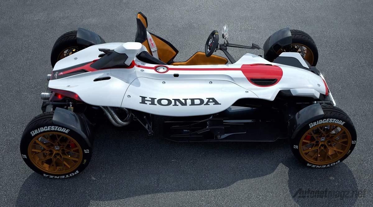 Berita, track-car-honda-project-24: Ini Dia Mobil Konsep Honda Project 2&4, Rasio Berat dan Tenaganya Setara Bugatti Veyron!