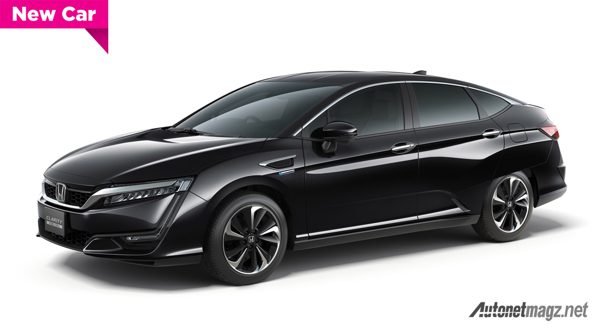 Berita, honda clarity fuel cell black: Mari Simak Honda Clarity Fuel Cell, Rival Toyota Mirai Yang Bisa Menjadi Gardu Listrik Berjalan!