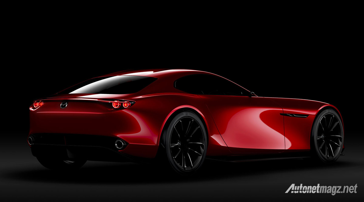 Berita, mazda rx vision rear: Ini Dia Mazda RX-Vision, Calon Reinkarnasi Mobil Sport Rotary Mazda Bermesin SkyActiv-R!