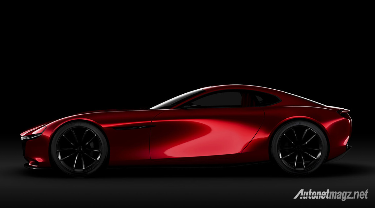 Berita, mazda rx vision side: Ini Dia Mazda RX-Vision, Calon Reinkarnasi Mobil Sport Rotary Mazda Bermesin SkyActiv-R!