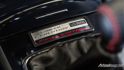 Detail Terakhir dan Penambahan Produksi Mitsubishi Lancer Evolution Final Edition Dirilis, Goodbye Evo Detail Terakhir dan Penambahan Produksi Mitsubishi Lancer Evolution Final Edition Dirilis, Goodbye Evo