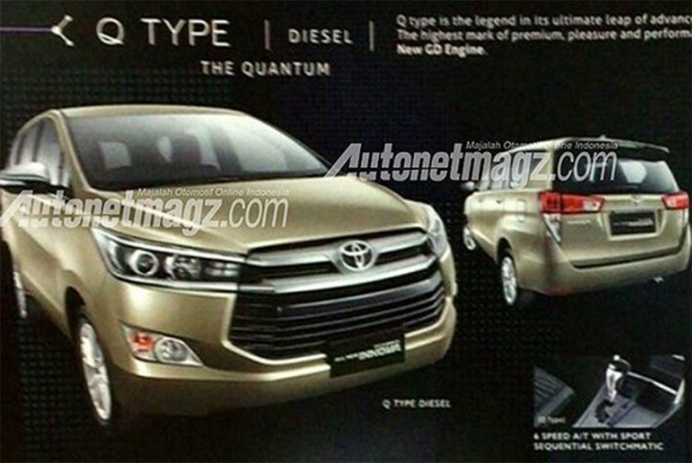 Berita, brosur all new toyota kijang innova q: Bentuk Belakang All New Toyota Kijang Innova Terkuak, Bagaimana Menurutmu?
