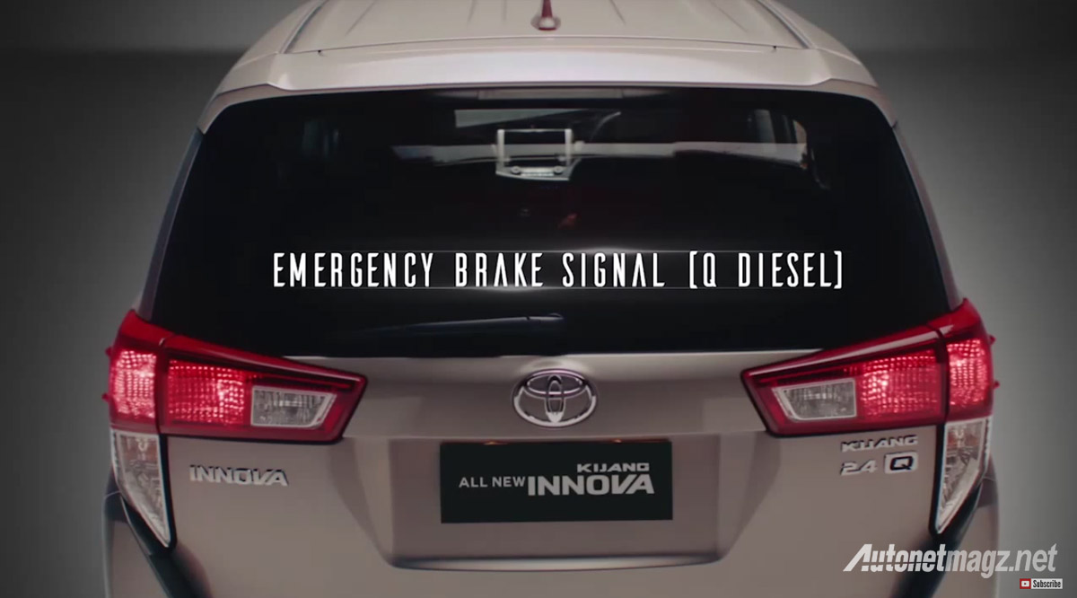 Berita, emergency brake signal all new Toyota Kijang Innova: Ini Dia Deskripsi Fitur dan Fasilitas Pada All New Toyota Kijang Innova, Berlimpah dan Fungsional!