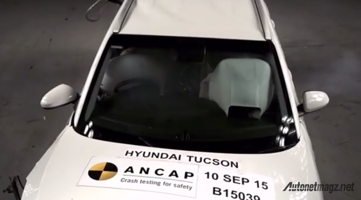 Berita, hyundai tucson frontal crash test: Raih 4 Bintang Dalam Tes Tabrak, CEO ANCAP Anggap Hyundai Tucson Baru Agak Mengecewakan