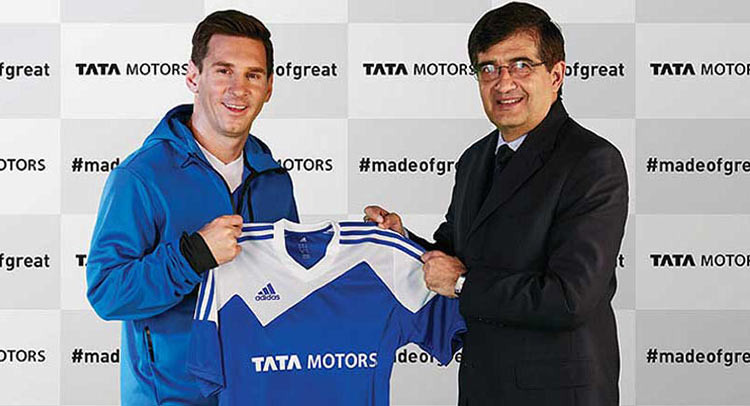 Berita, lionel messi brand ambassador tata motors: Tata Motors Resmi Tunjuk Lionel Messi Sebagai Brand Ambassador