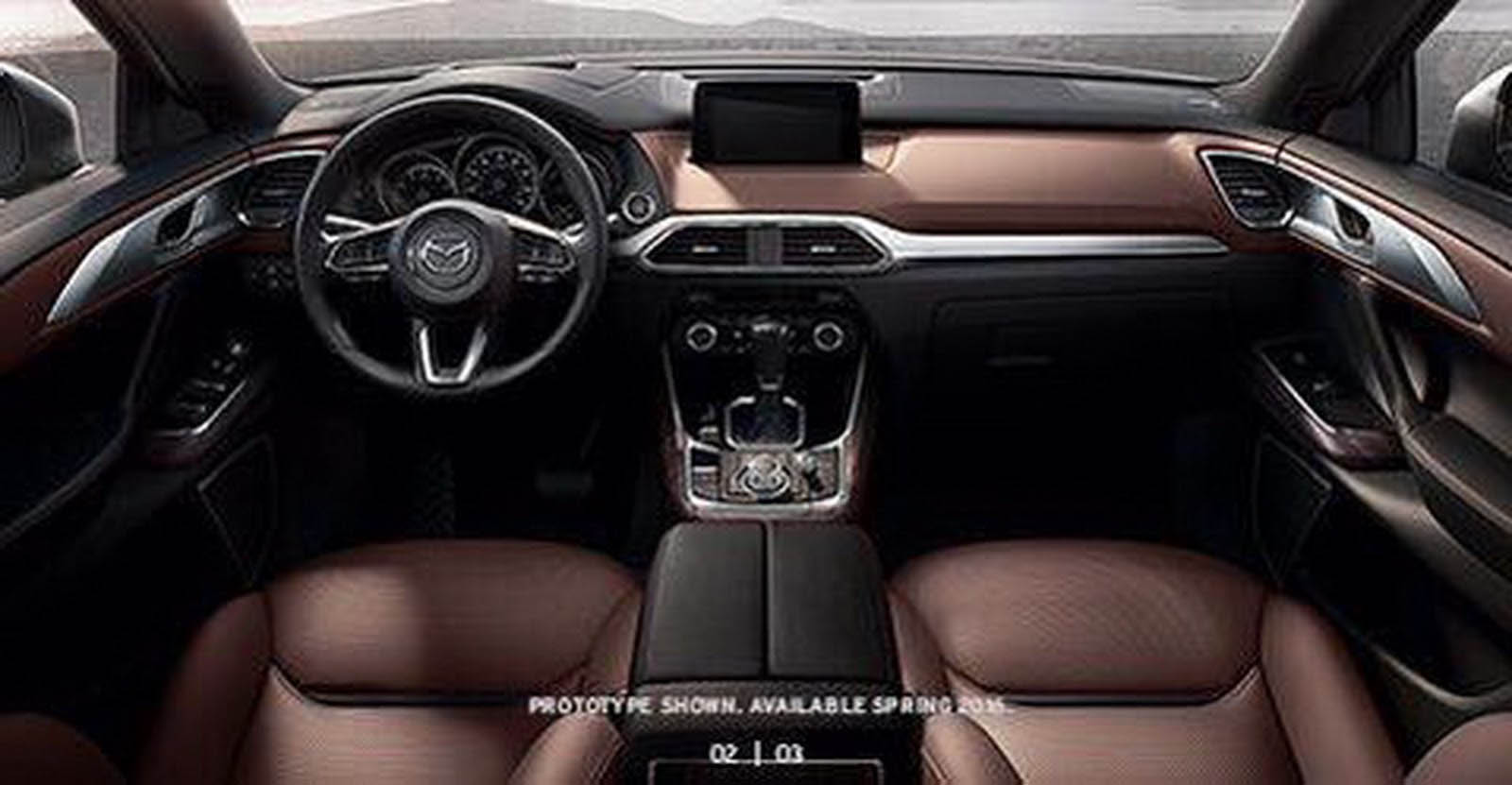 Berita, mazda cx9 2016 interior: Mazda CX-9 2016 Bocor di Internet Sebelum Penampilan Perdananya, Pakai Mesin SkyActiv Turbo!