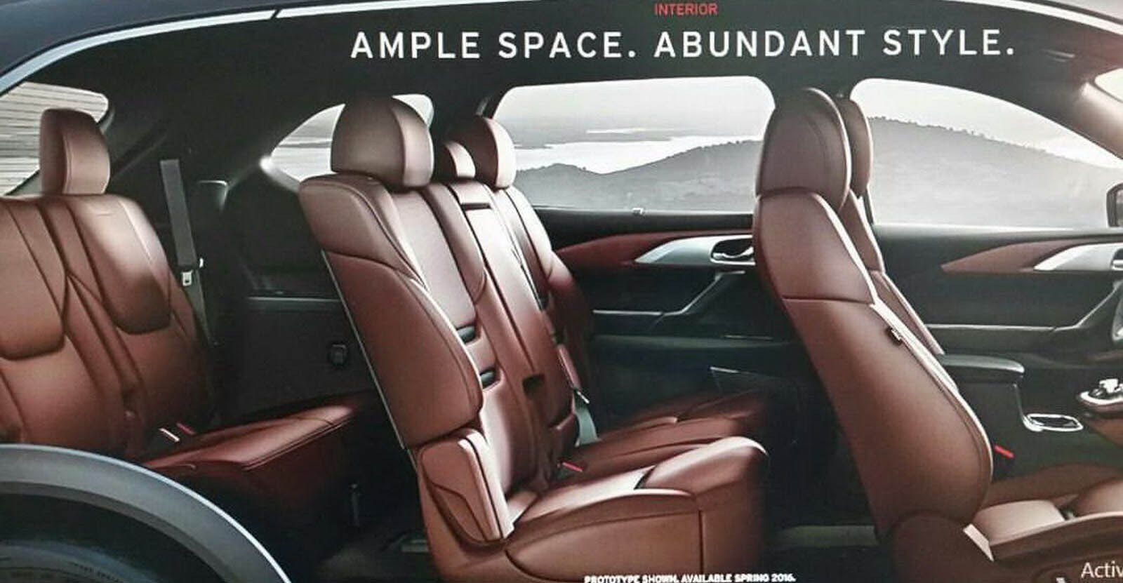 Berita, mazda cx9 2016 kabin: Mazda CX-9 2016 Bocor di Internet Sebelum Penampilan Perdananya, Pakai Mesin SkyActiv Turbo!