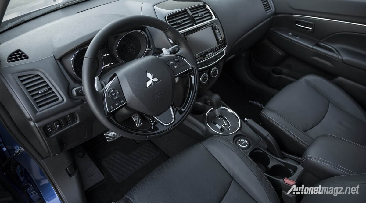 Berita, mitsubishi outlander sport facelift interior: Mitsubishi Outlander Sport Kini Menerima Bahasa Desain Dynamic Shield, Apa Pendapatmu?