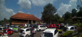 Games seru Honda Brio Community di acara turing Lembang