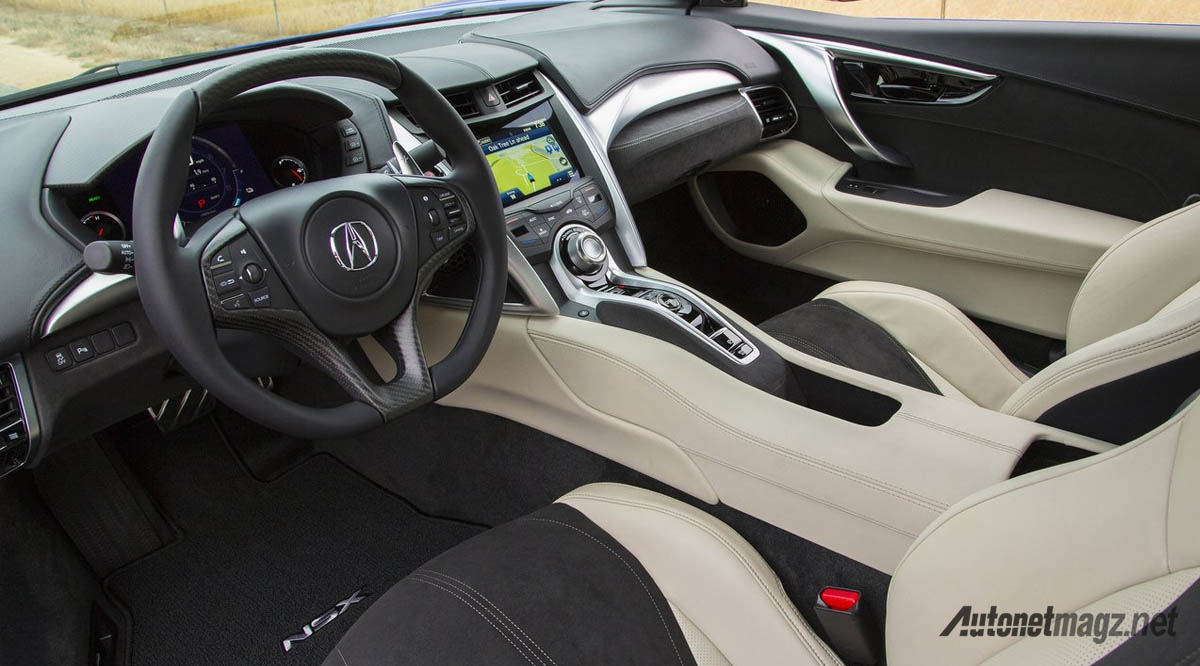 Acura, acura nsx interior: Harga Acura NSX di Amerika Serikat Mulai Sekitar 2,17 M Rupiah, Pemesanan Mulai Akhir Februari