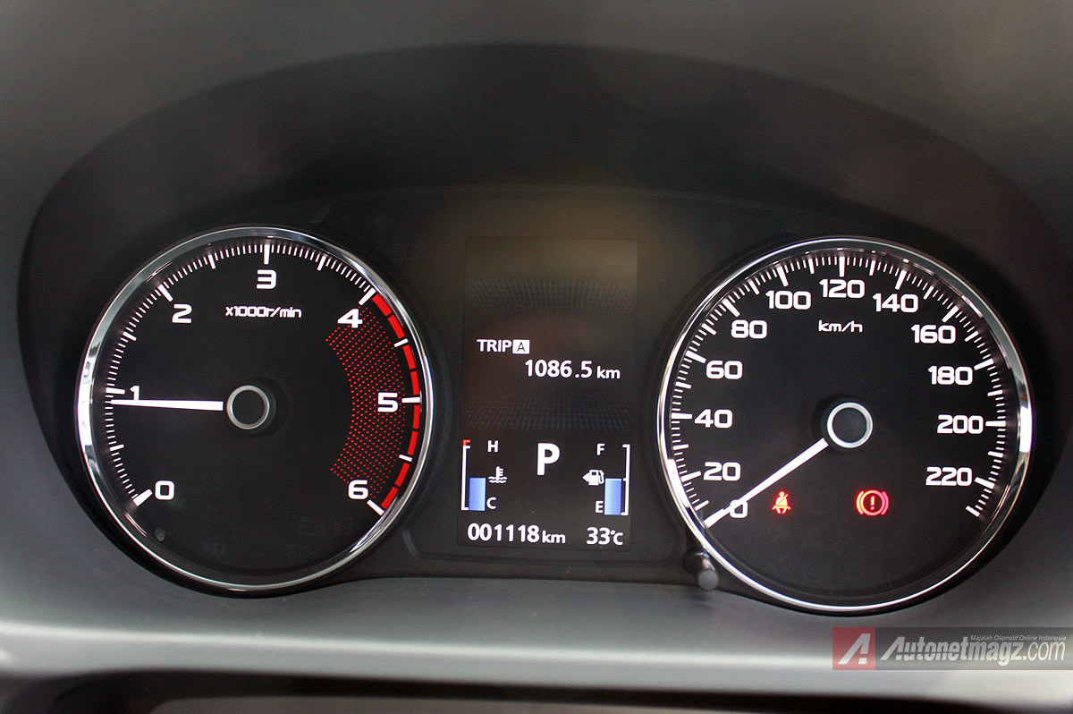 Berita, MID dan speedometer Mitsubishi All New Pajero Sport 2016 baru: First Impression Review Mitsubishi All New Pajero Sport Indonesia, Part 2 : Interior