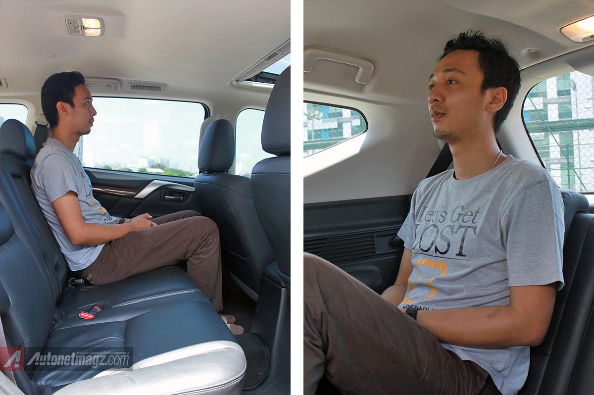 Berita, Posisi duduk di jok tengah dan jok belakang Pajero Sport baru 2016: First Impression Review Mitsubishi All New Pajero Sport Indonesia, Part 2 : Interior