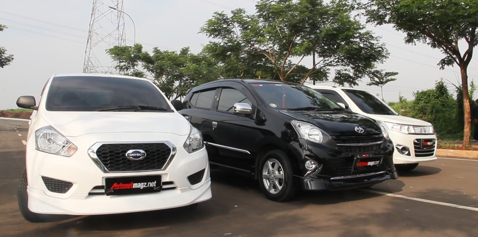 Datsun, cover lcgc: Komparasi LCGC: Suzuki Karimun vs Toyota Agya vs Datsun GO Panca